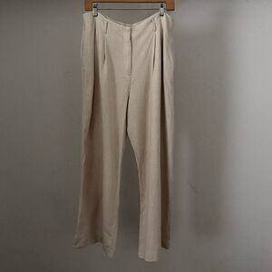 Bundle 3 for 50% off H&M Textured Weave Cream Trousers